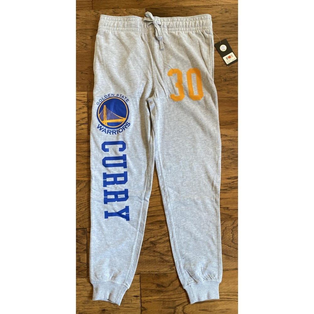 NBA Golden‎ State Warriors Pants Mens Large Gray NBA Basketball Stephen Curry 30